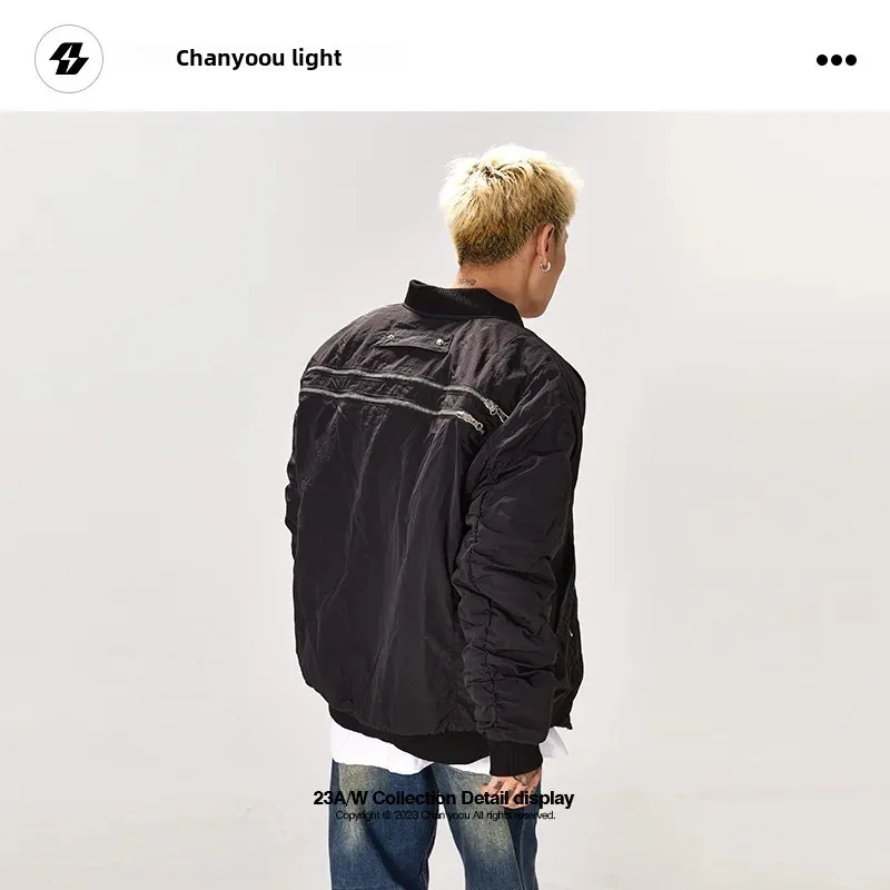 Женская одежда с глубокой скидкой: винтажная черная летная куртка в американском