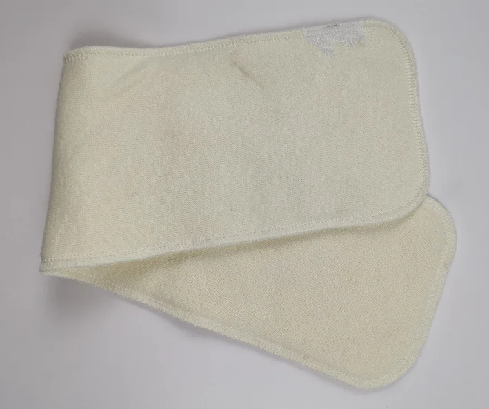 

Organic Hemp cotton 3 Layers Washable Baby Cloth Diaper Nappy inserts 13*44cm 50pcs Free Shipping