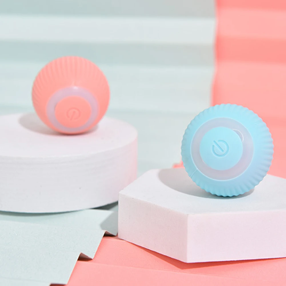 

Электрические гравитационные роликовые шарики, забавная Автоматическая подзаряжаемая головоломка 80 мАч, игрушка шарики для кошек для игры...