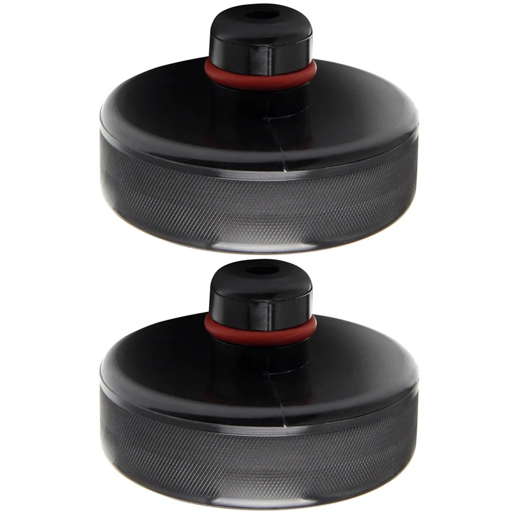 

2 Pcs Jack Rubber Pad Car Accessories Lift Adapter Floor Pinch Weld Protection Chassis