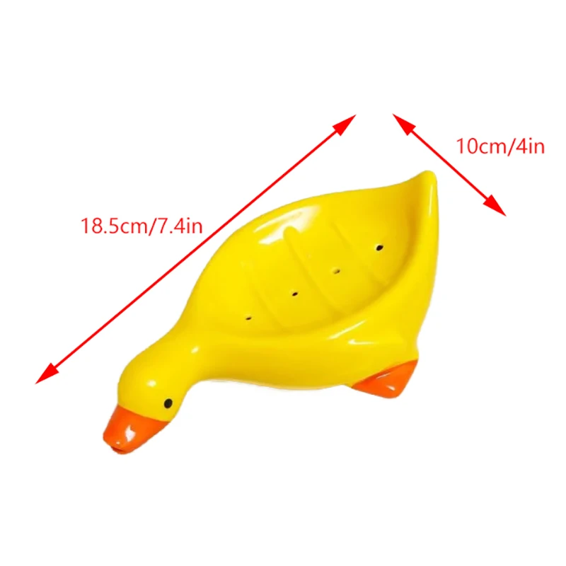 Поднос для мыла самоосушивающаяся полка милая креативная стойка в форме утки