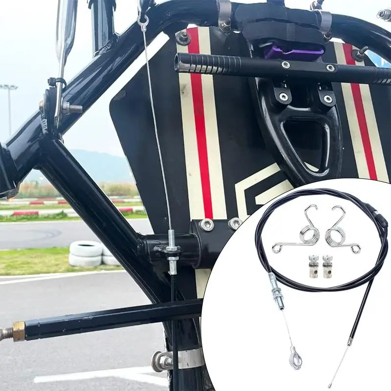 Набор тросов дроссельной заслонки для карт портативный трос 75 дюймов улучшенный