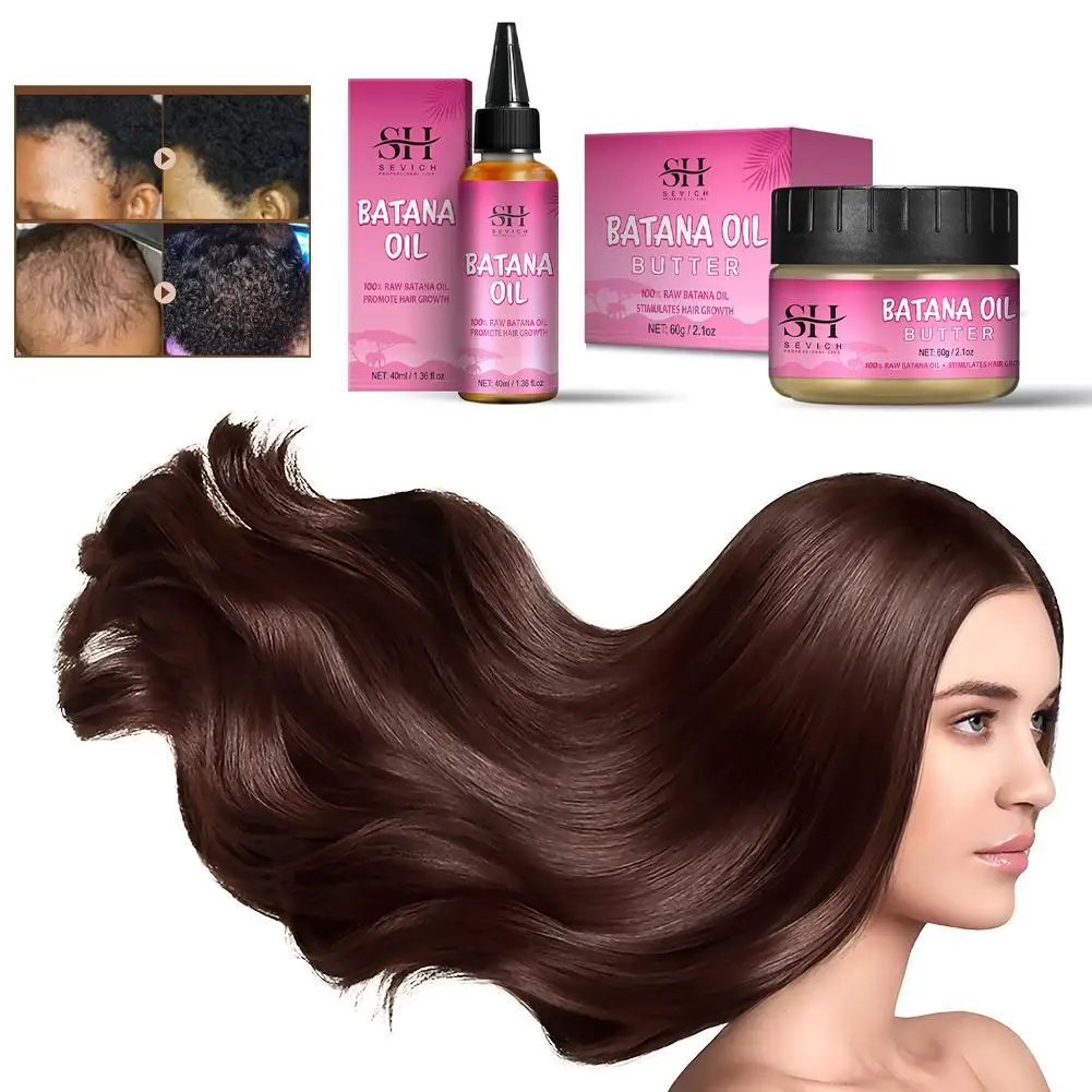 

Batana oil Traction Alopecia Hair Mask Anti Break Loss Oil Baldness Treatment Batana essential