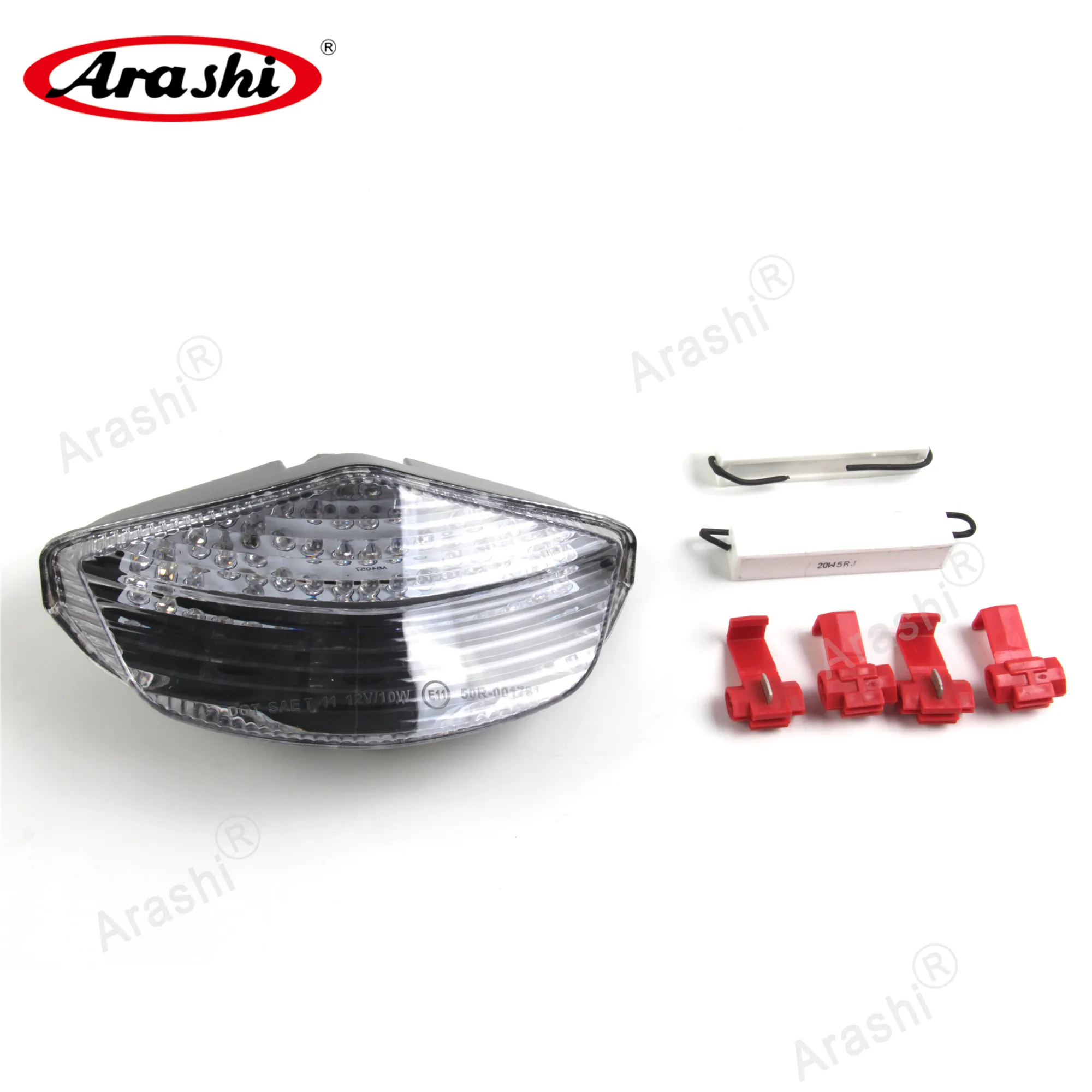 Для DUCATI Monstel 696 796 1100 1100S 2008-2014 E-Mark мотоцикл встроенный красный светодиодный