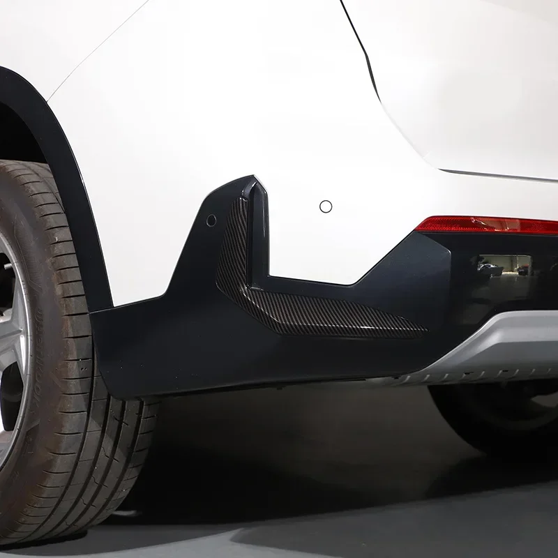 Для BMW X1 iX1 U11 2023-2024 ABS углеродное волокно автомобильный задний бампер с обеих