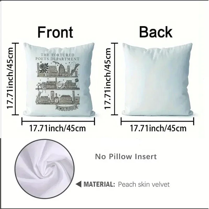 Летняя Наволочка В Стиле Бохо Для Девочек Декоративная Форме Книги На Молнии