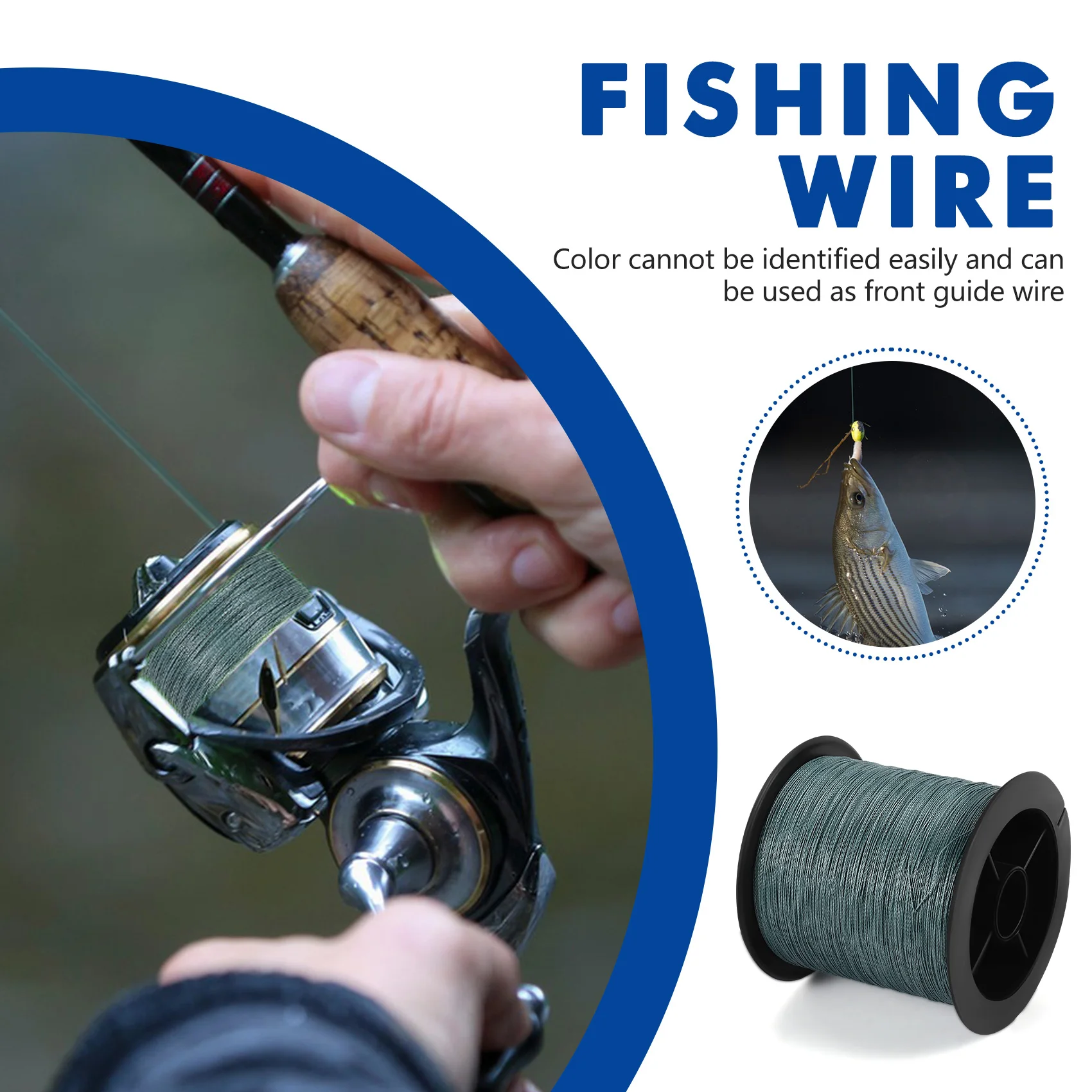 Нейлоновая оплетка рыболовный провод 30 фунтов 300 м 11 кг для приманки