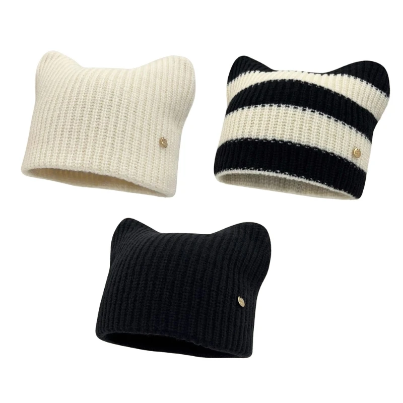 652F кошачьи уши Shpe шляпа для взрослых и подростков ручной работы полая дышащая