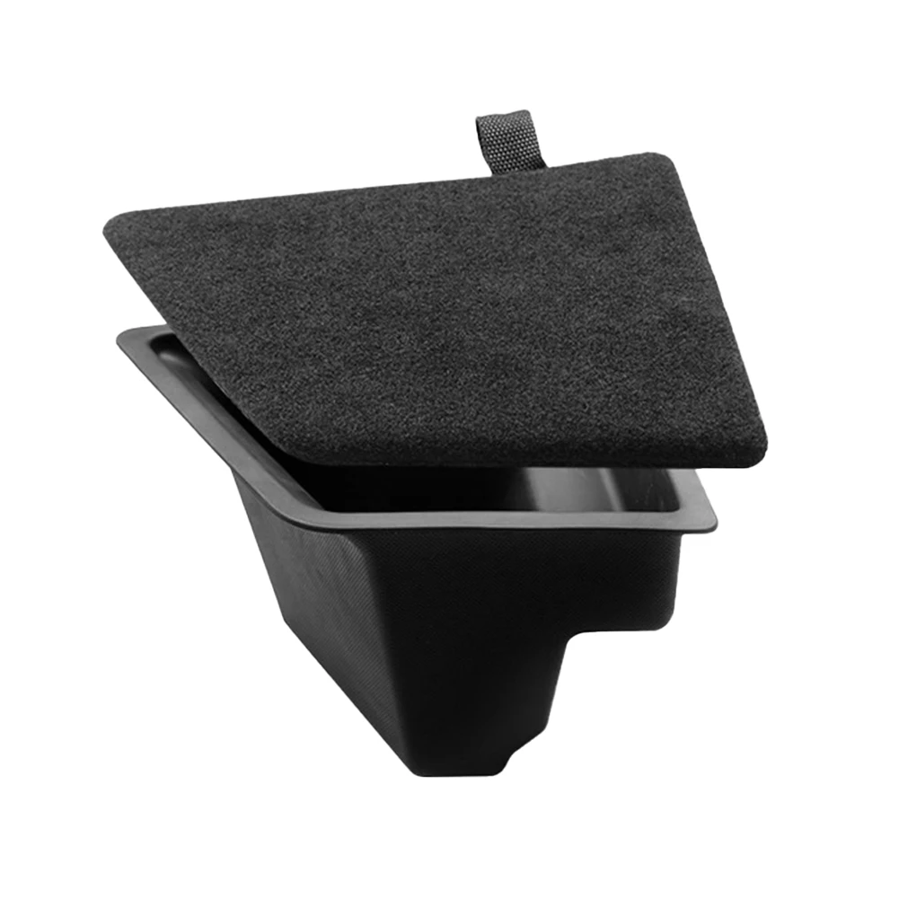 

1* Car Rear Trunk Left & Right Side Storage Box Car Space Partition Decoration For Tesla Model 3 Car Accessories