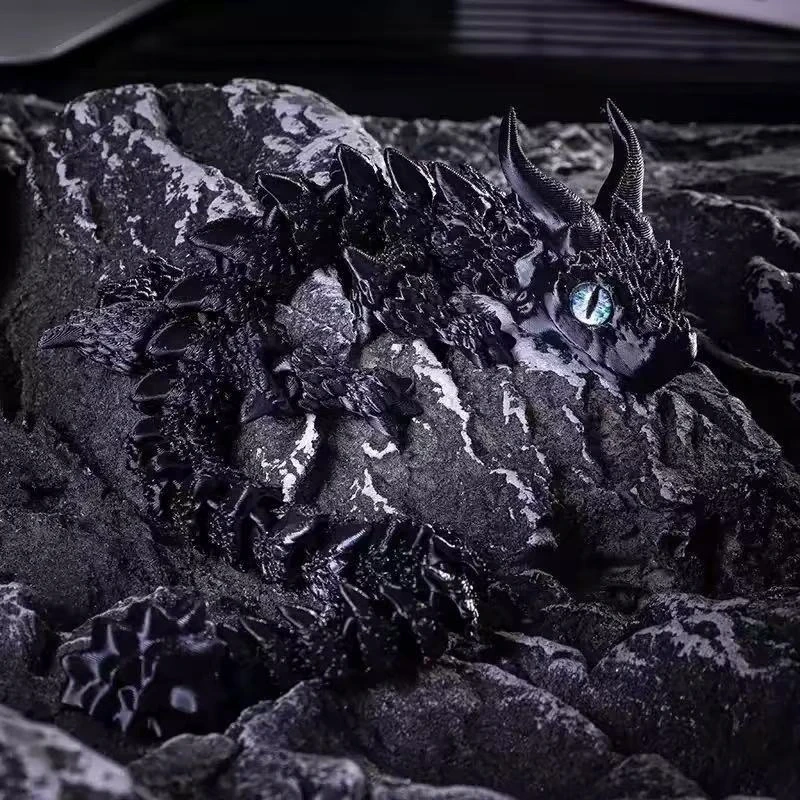 

Пластиковая статуэтка дракона 22см