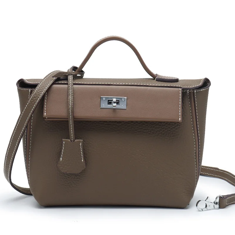 New luxury brand handbags Women Diagonal Bag Top Quality Cowhide TOGO Leather Lychee Pattern Lock Single Shoulder designer bags