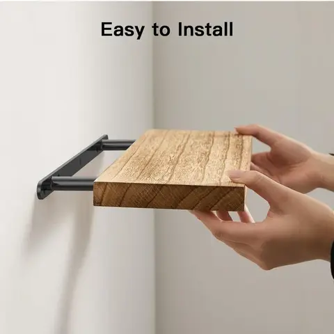 1 шт. настенные деревянные плавающие полки, многофункциональная полка для хранения для гостиной, спальни, кухни, ванной комнаты, аксессуары для дома