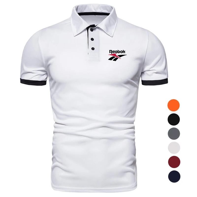 

Men's Polo New Luxury Print Summer High Quality Short Sleeve Polo Shirt Personality Slim Fit Business Polo Shirt