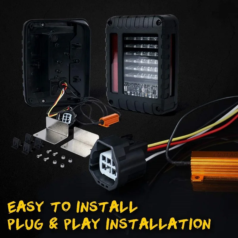 2 шт. 12 В автомобильные светодиодные задние фонари в сборе указатели поворота