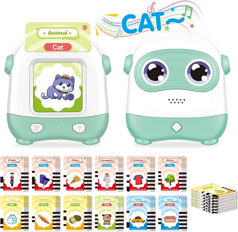 

Talking Flash Cards Learning Toddler Toys,Educational Language Cognitive Sensory Toys ,Montessori Preschool Education Toys