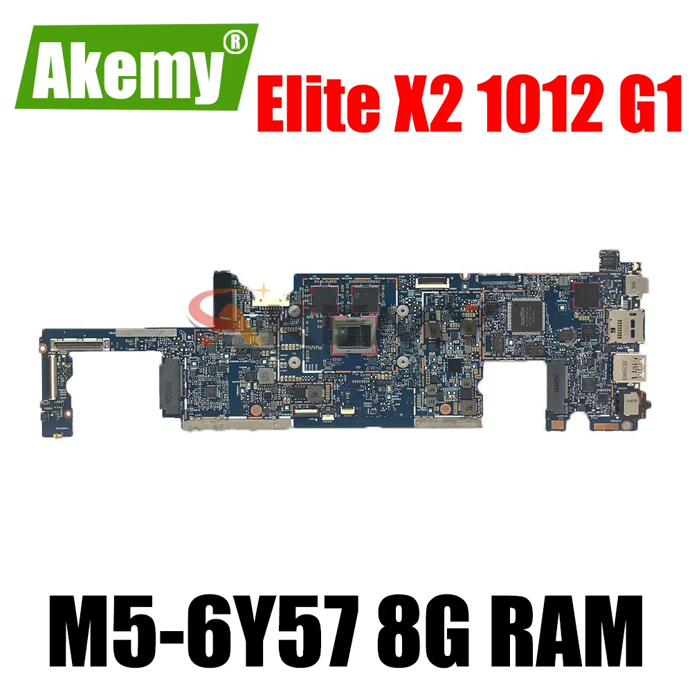 

Original For HP Elite X2 1012 G1 Laptop Motherboard 845473-001 845473-501 845473-601 M5-6Y57 CPU 8G RAM 100% Tested Fast ship