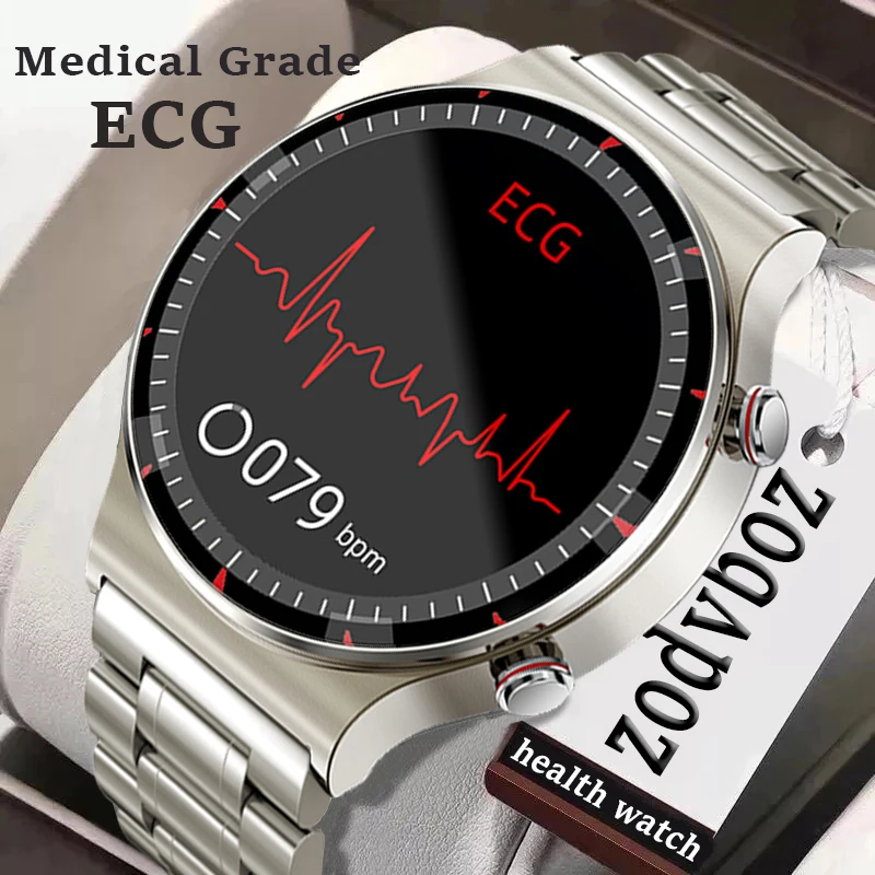 

2022 New ECG+PPG Smart Watch Men Blood Pressure Heart Rate Watches IP68 Waterproof Fitness Tracker Smartwatch For Huawei Xiaomi