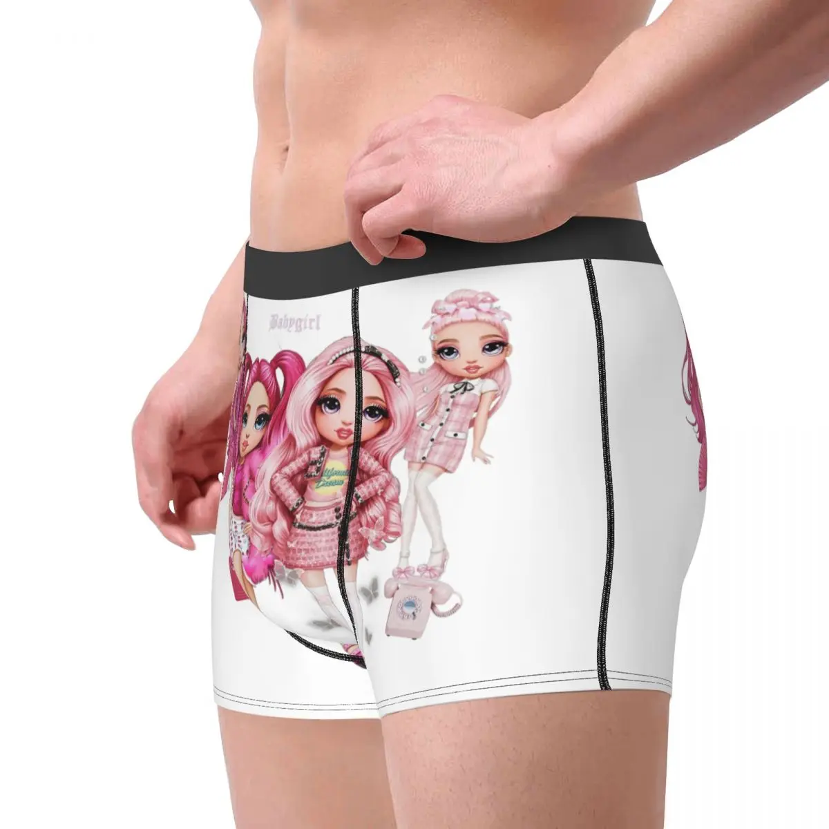 Пользовательские Радужные Высокие PH Розовые Девушки Нижнее Белье Мужчины