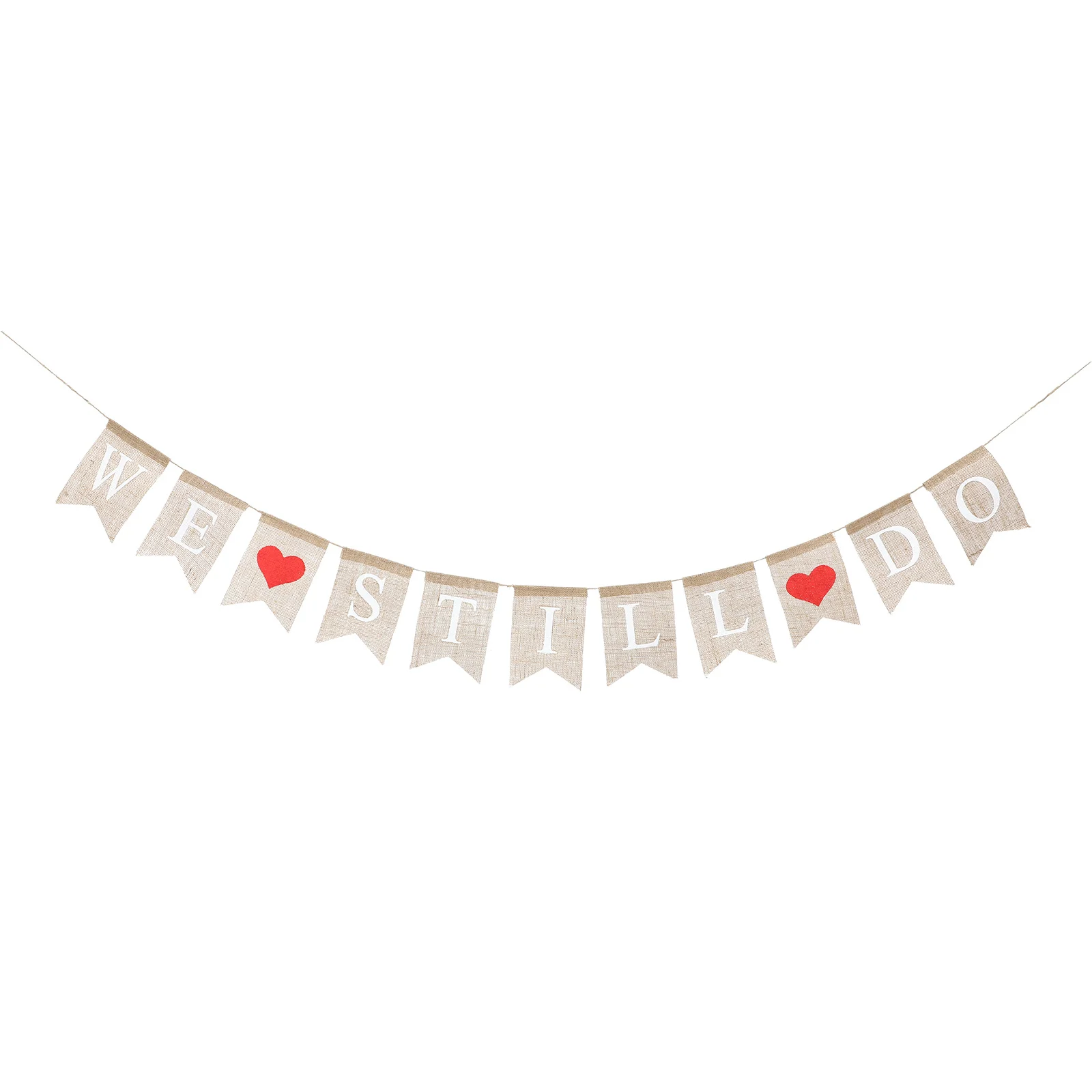 

Wedding Banner Party We Do Hanging Still Garland Swallowtail Decorations Home Bunting Flag Photo Burlap Props Sign Supplies