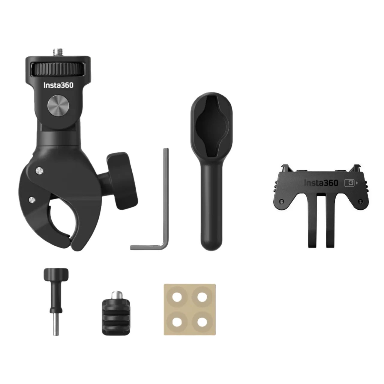 Фото Комплект креплений для Insta360 Ace Pro 2/Ace Pro — сверхмощный зажим, быстроразъемное основание, прочная ручка, система быстросъемного механизма №3