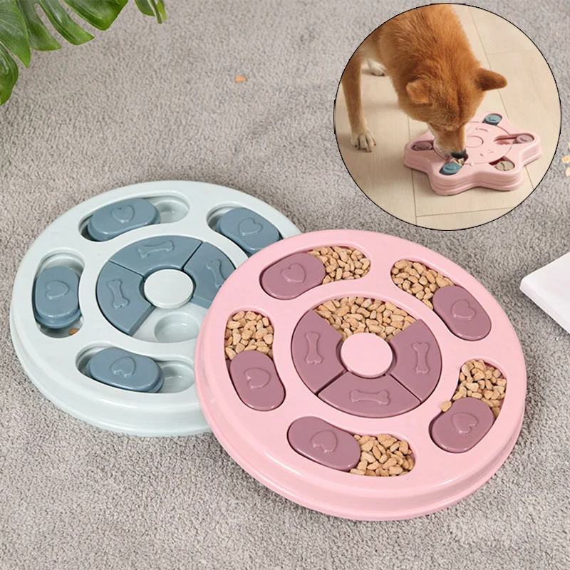 Dog Puzzle Toys Slow Feeder Pet Feeding Bowl Dogs Automatic Dog Feeder Exercise Pet Intelligence NonSlip Dog Food Container