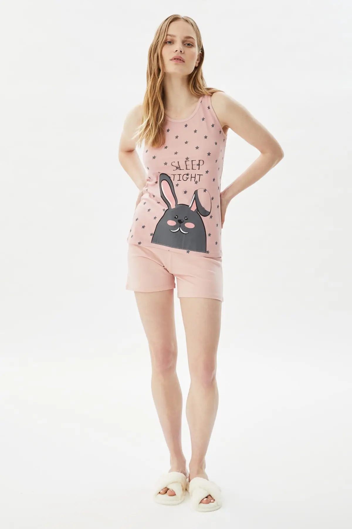 

Trendyol Printed Knitted Pajamas Set THMSS21PT1161