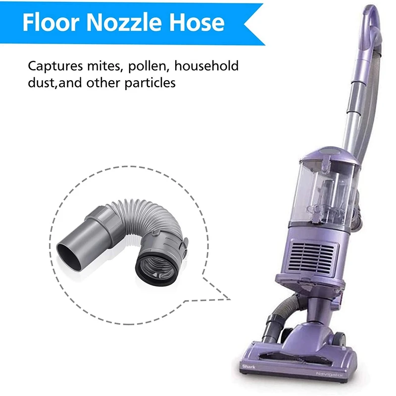 Комплект из 2 шлангов с насадкой для пола совместимых пылесосом Navigator Lift-Away NV350 NV351