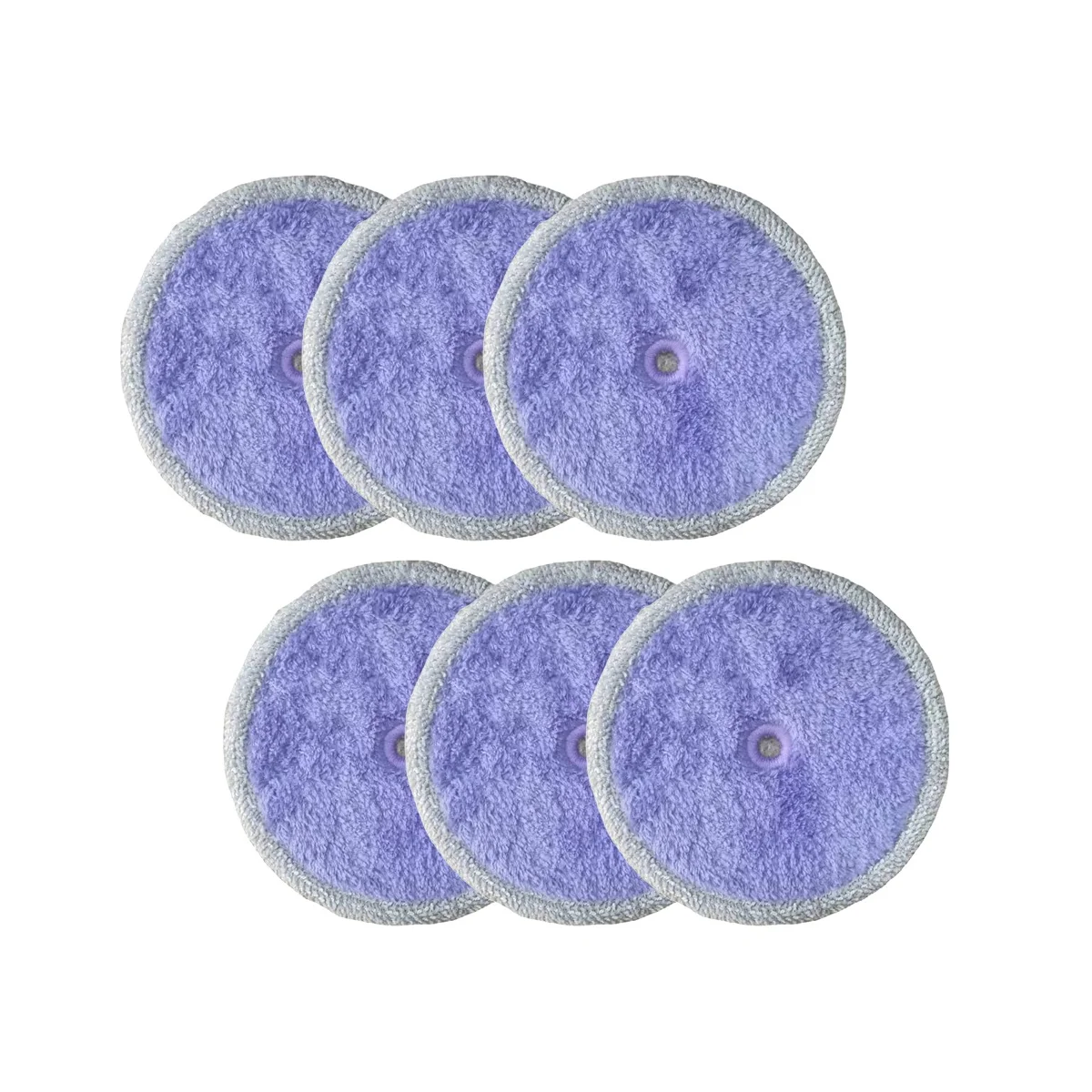 

6PCS for EVERYBOT Edge RS500 /RS7000 Robot Washable Master Yarn and Microfiber Mop Pad Replacement Kit