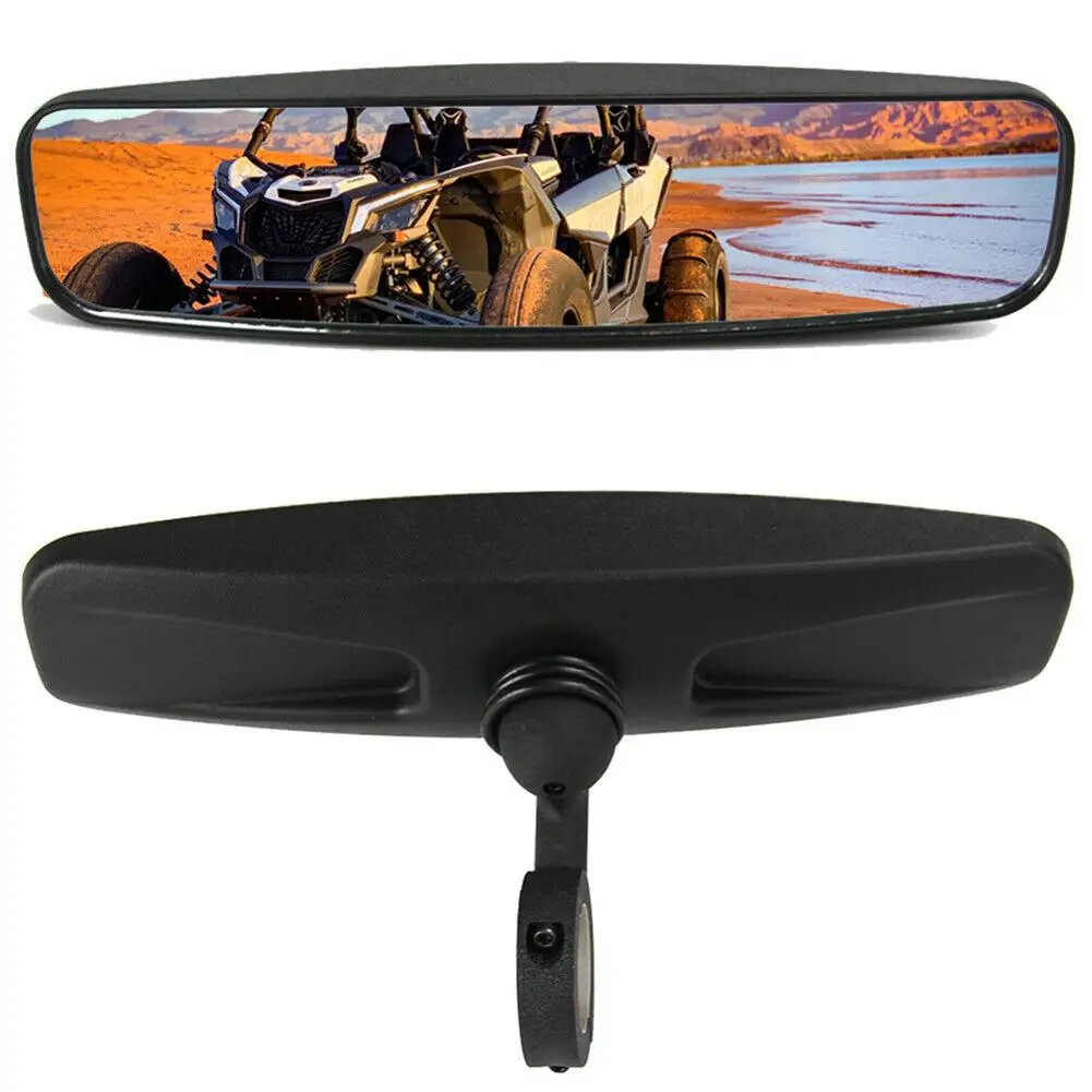 

Premium Clamp Utv Side Rear View Center Mirror Left & Right 1.75" Rod Compatible For Polaris Rzr Xp 1000 900 800 570 Rzr 4