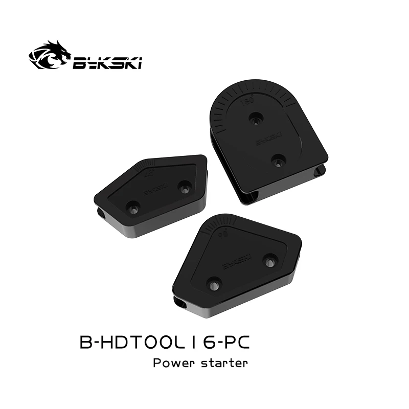 Фото Bykski PC водный охлаждающий изгиб набор инструментов для акрила + PETG твердого трубопровода Бендер/резак/тепловой пистолет/фаски/резина/полоса/... №5