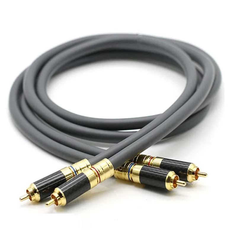 Кабель усилителя мощности Monster M850sw OCC fever RCA с двумя лотосами