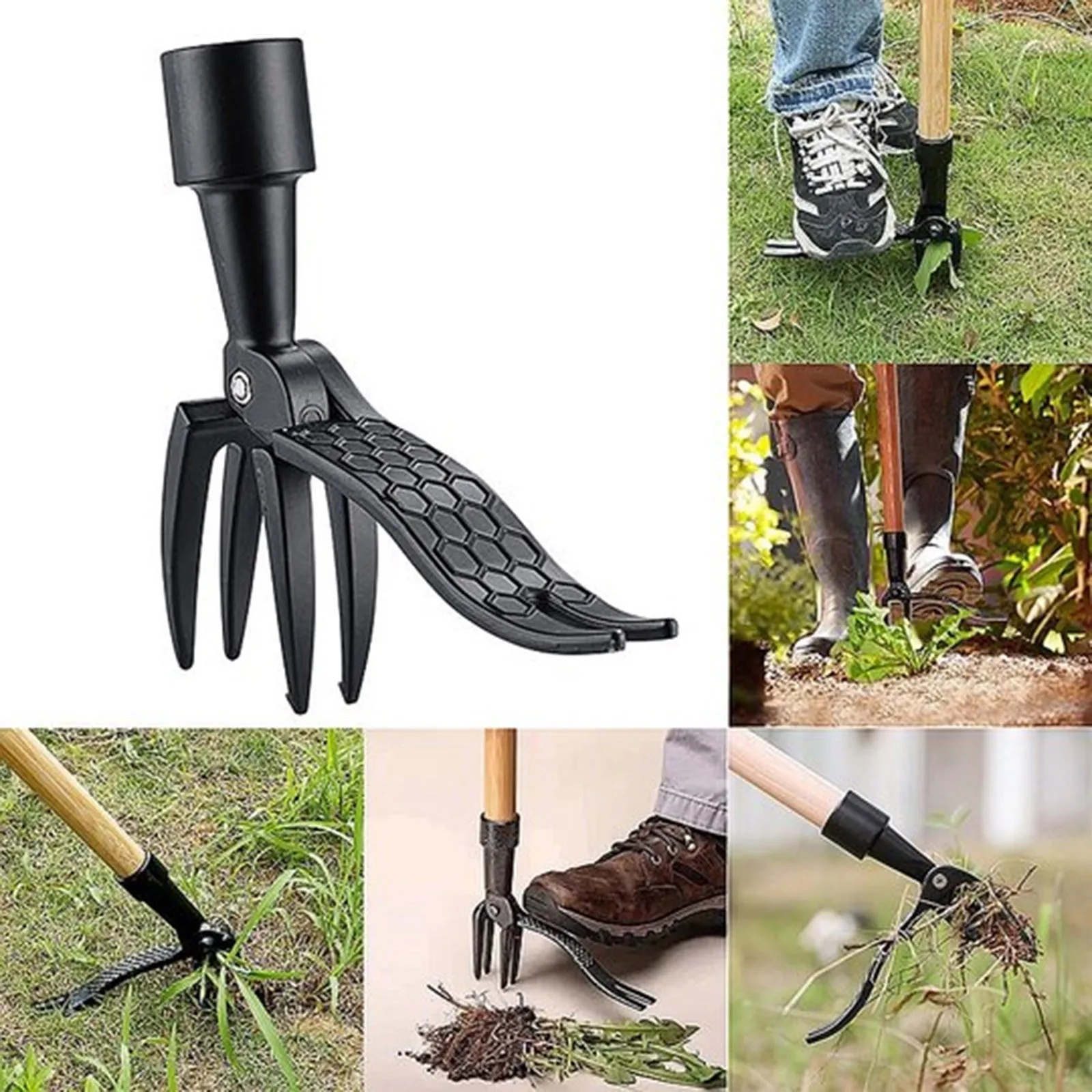 

2022 Newest High Quality Weeding Head Replacement Metal Weed Puller Head Gardening Digging Weeder Removal Accessory Garden Tool