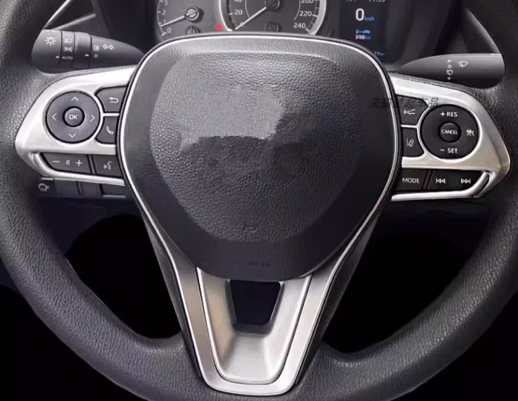 Наклейка на панель рулевого колеса автомобиля для Toyota RAV4 Corolla E210 Avalon 2019 2020 2021 2022