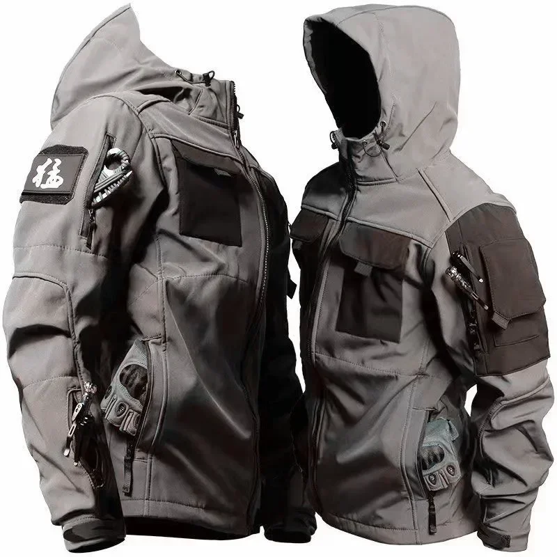 GL Мужская тактическая ветрозащитная куртка Invader Tactical Soft Shell Charge Тактическая