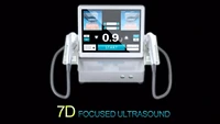 non surgical micro focused ultrasound face lift 7d hifu beauty machine with 7 cartridges