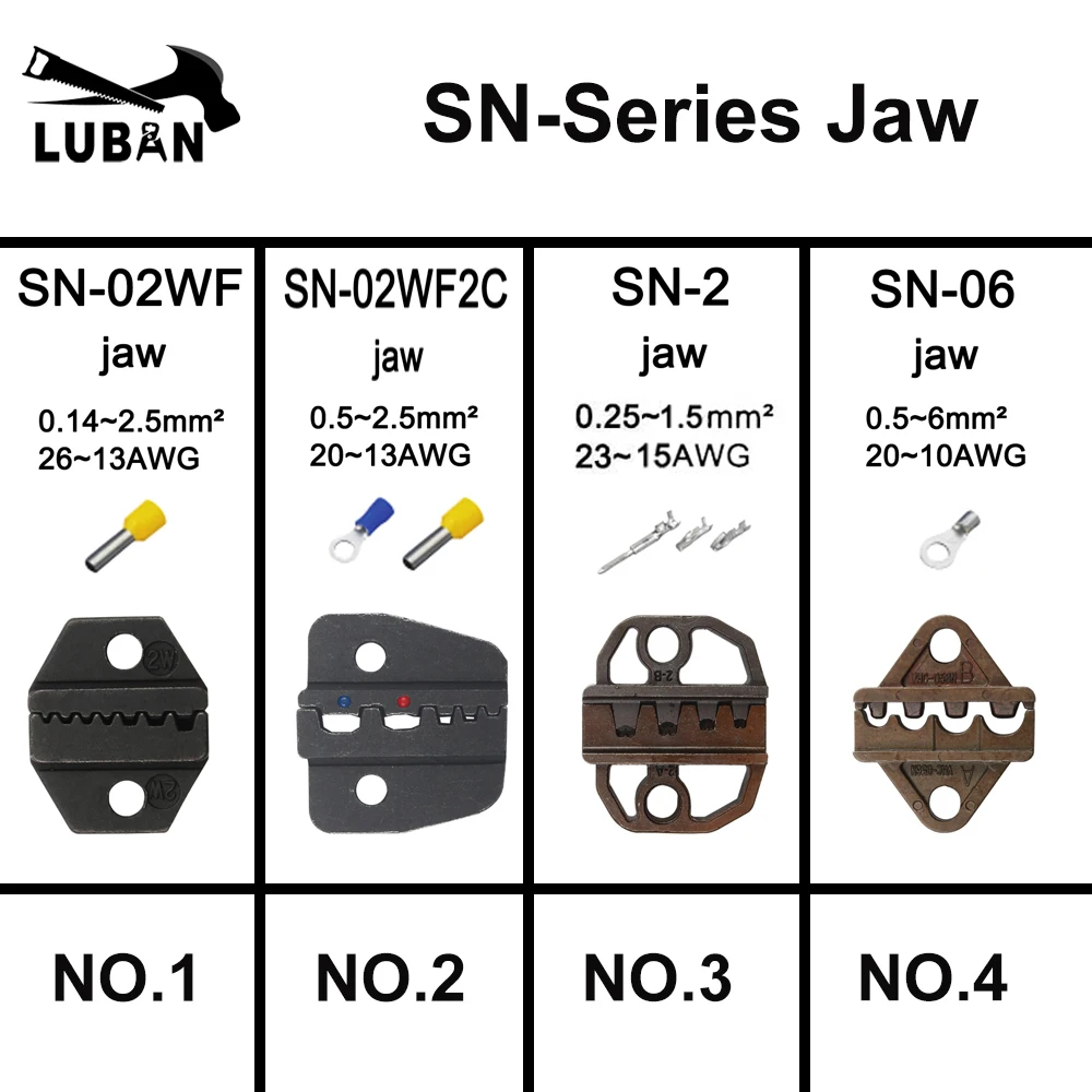 

Обжимные клещи LUBAN SN-2 SN-48B SN-06 SN-0325 SN-28B