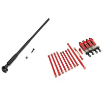 decorative antenna with pull rod steering link rod shock absorber set for mn86s mn86 mn86ks mn86k mn g500 112 rc car