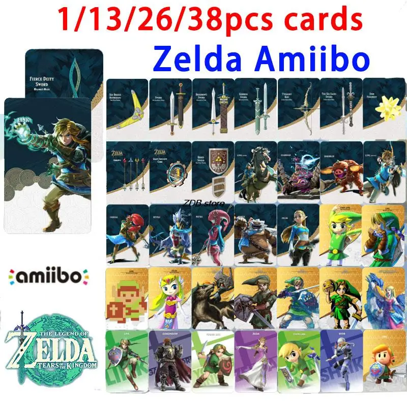

1-38 шт., звено для карты памяти Zelda Amiibo