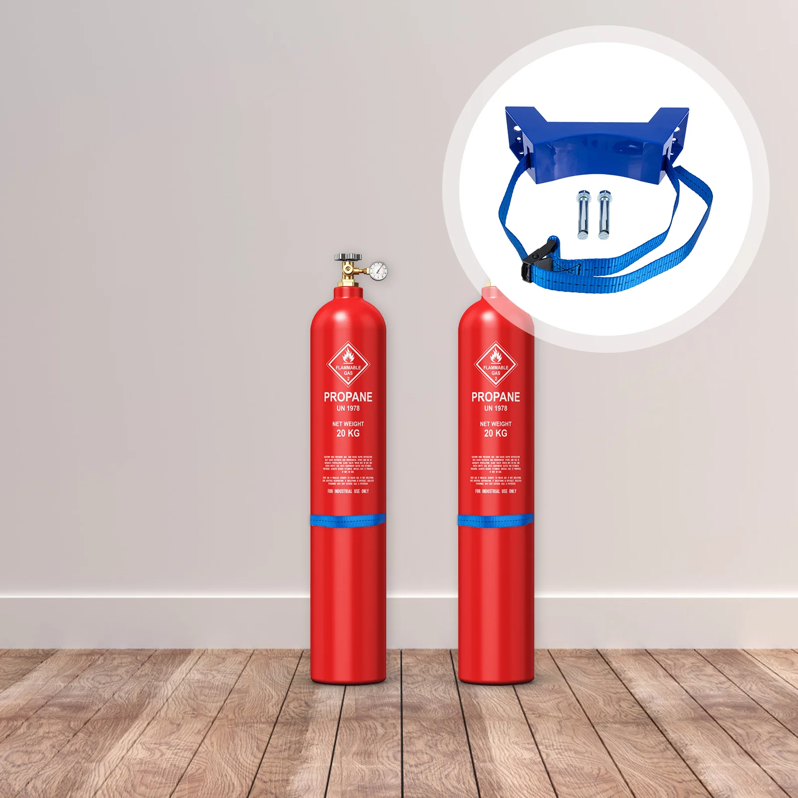 

Propane Tank Holder Propane Tank Bracket Cylinder Propane Tank Bracket Cylinder Nitrogen Tank Holder Cylinder Wall Bracket