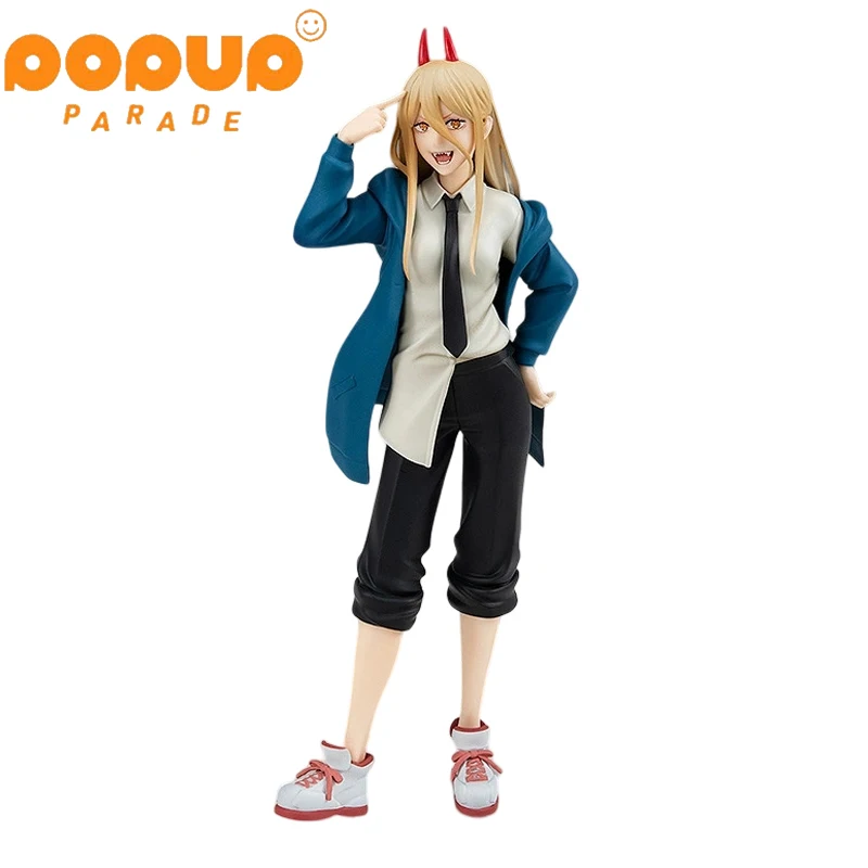 

In Stock 18CM Power Anime Figure Original POP UP PARADE Chainsaw Man World Collection Boxed Ornaments Model Doll Toy Gift