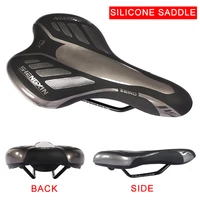 bicykle silicone seat road gravel bicicle soft comfort silica gel cushion comfortable fluffy electric bicycle ride bikers saddle