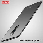Тонкий матовый чехол Msvii для Oneplus 6, 6 T, 5, 5 T, Oneplus6, Жесткий Чехол из поликарбоната, Oneplus 5 T, OnePlus5, чехол s