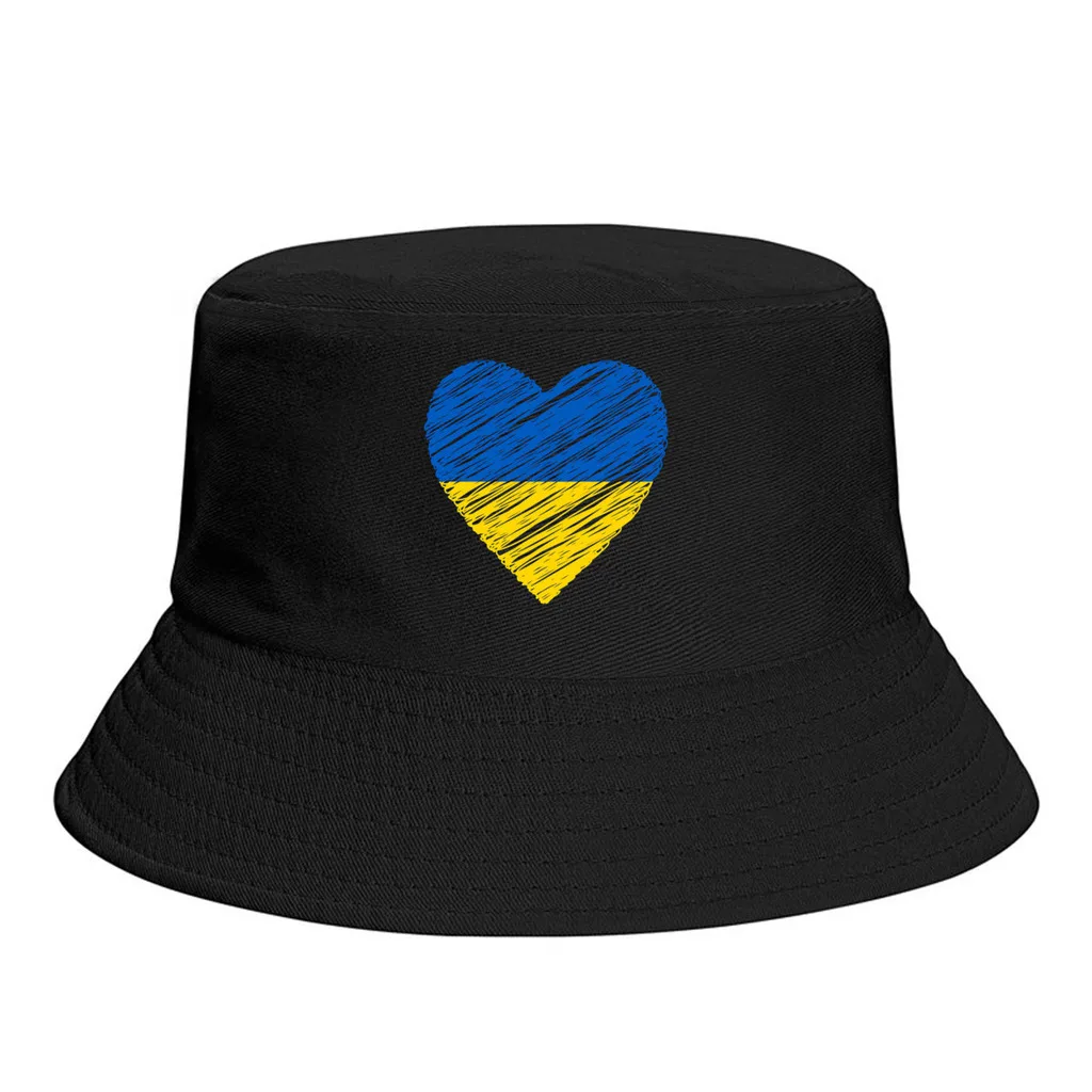 

Панама I Love Украина для мужчин и женщин, толстая шляпа от солнца, для кемпинга, кепки с козырьком от солнца шапки для рыбаков
