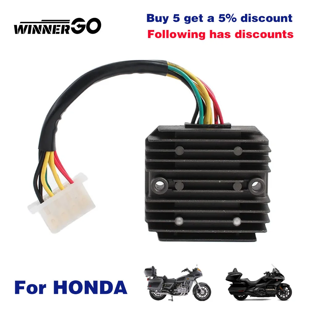 

Voltage Regulator Rectifier For Honda Goldwing Aspencade Interstate G1000 GL1100 GL1200 31600-463-008 31600-MG9-010 31600-MG9000