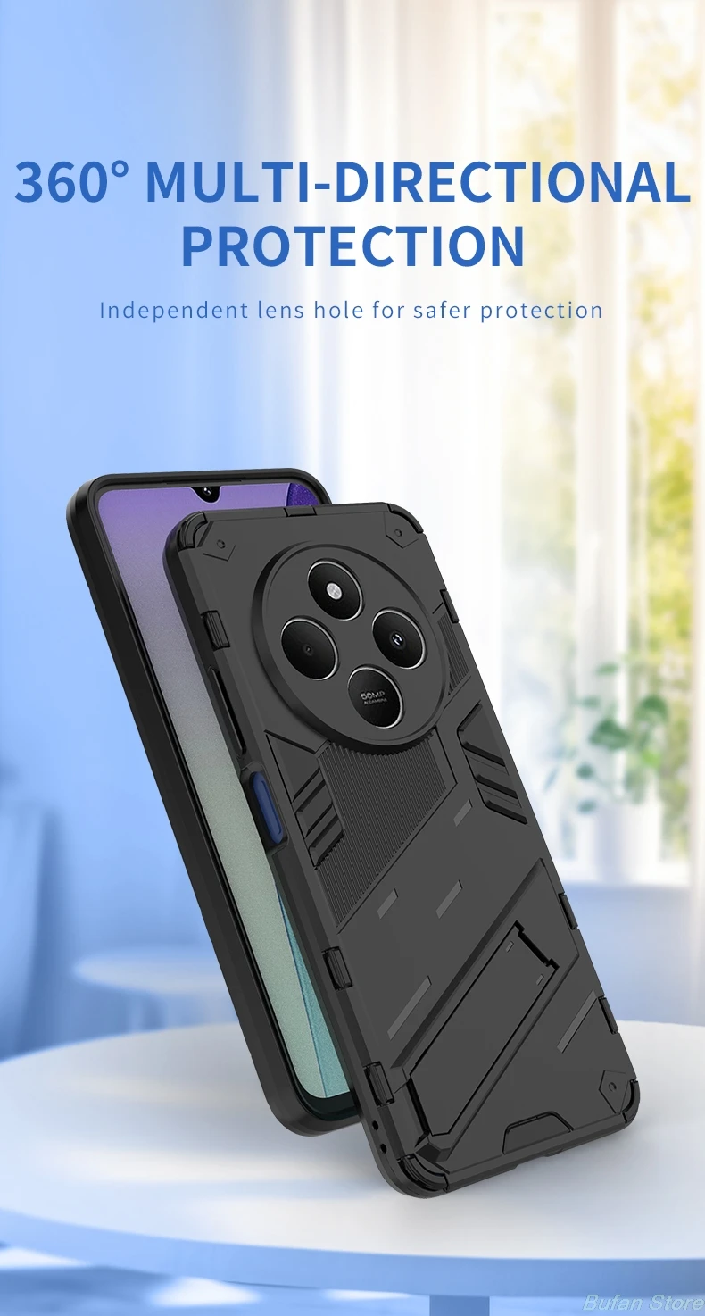 Shockproof Armor Case For Redmi 14C Note 13ProPlus 5G 13RO POCO X6 K60 12 4G note 12R poco M6 PRO Xiaomi 14Pro 14 13T 13TPro