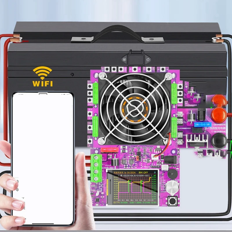 150 Вт Wi-Fi интеллектуальный электронный тестер нагрузки детектор внутреннего