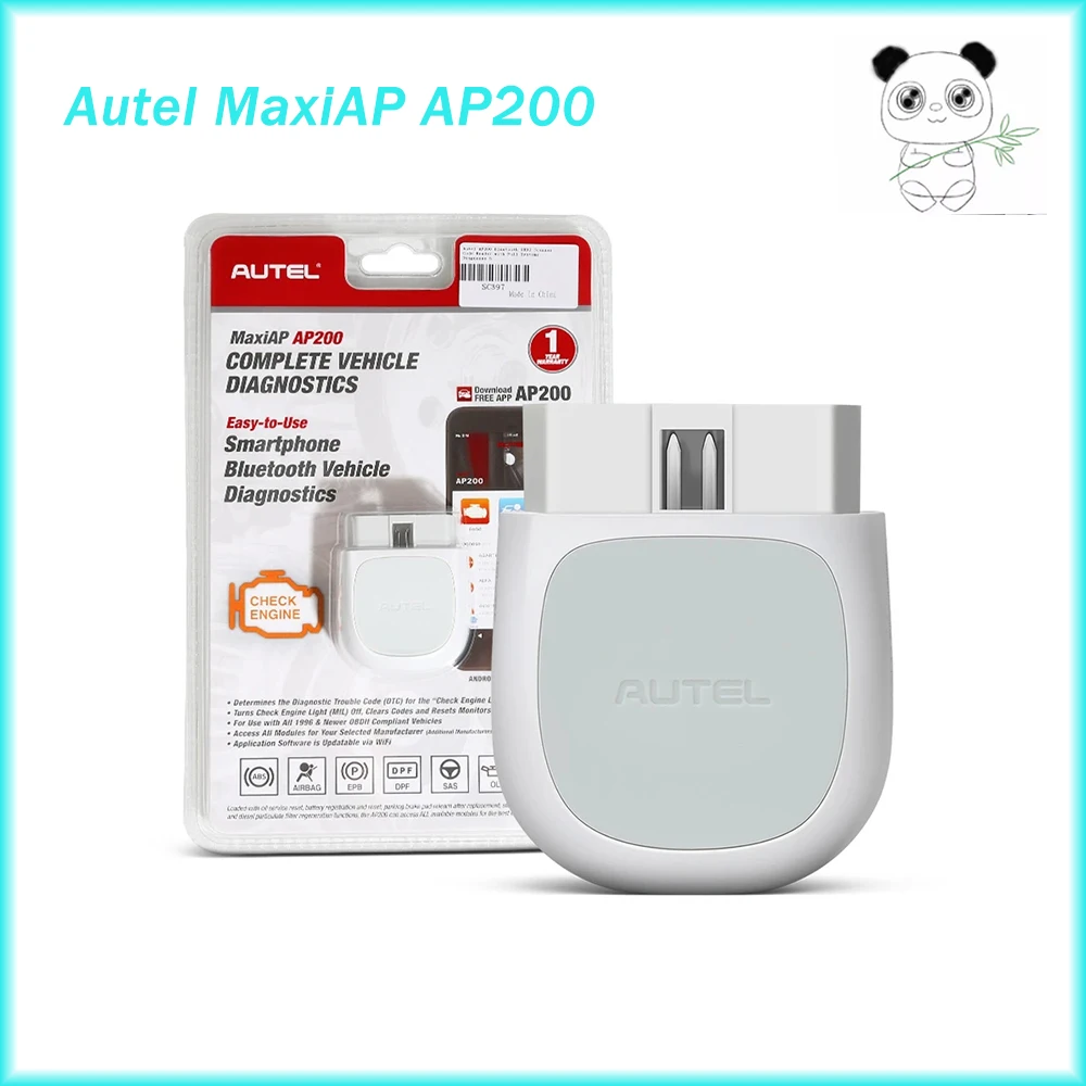 Autel AP200 Bluetooth OBD2 Scanner Automotivo OBD 2 TPMS Code Reader Car Diagnostic Tool Full Systems Scan Tools PK DBSCAR GOLO