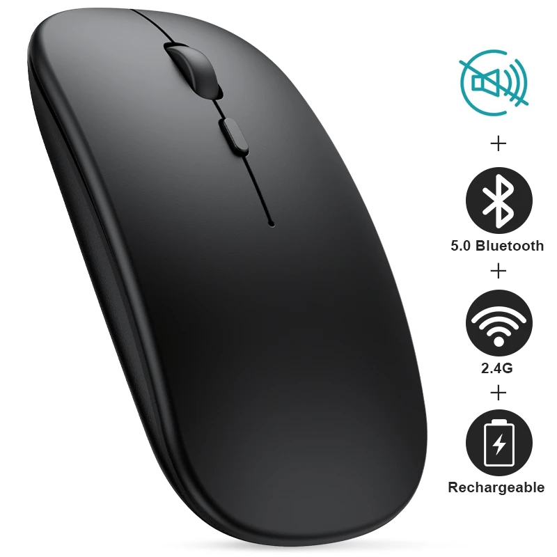 

Wireless Mouse Bluetooth Mouse Computer USB Mouse Gamer Ergonomic Silent Mause Rechargeable Mice Wireless Optical for PC Laptop