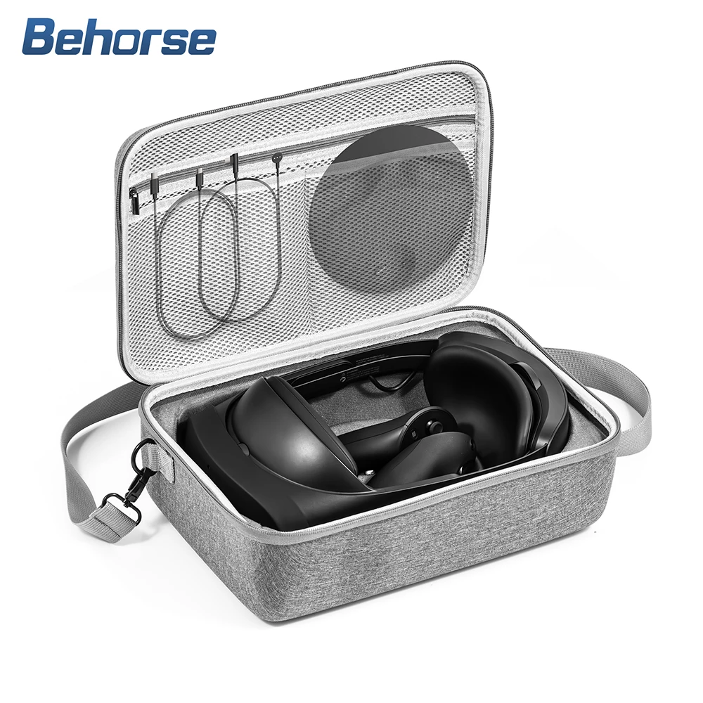 

Сумка для хранения для Meta Quest Pro, защитный чехол для VR-гарнитуры, портативный жесткий нейлоновый чехол для Meta Quest Pro, аксессуары виртуальной ре...