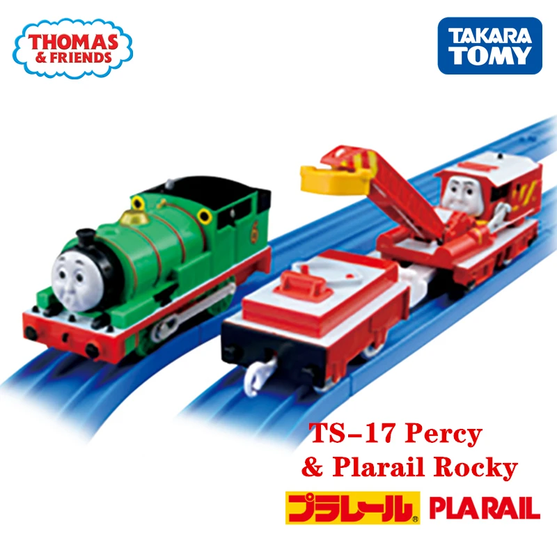 

Takara Tomy Pla Rail Plarail Train & Friends TS-17 Percy & Rocky Japan Railway Train Motorized Electric Locomotive Model Toy